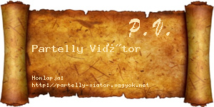 Partelly Viátor névjegykártya